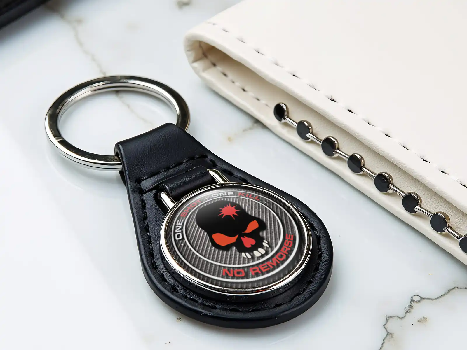 Leather Key Pouch Premium Sturdy Limited Model